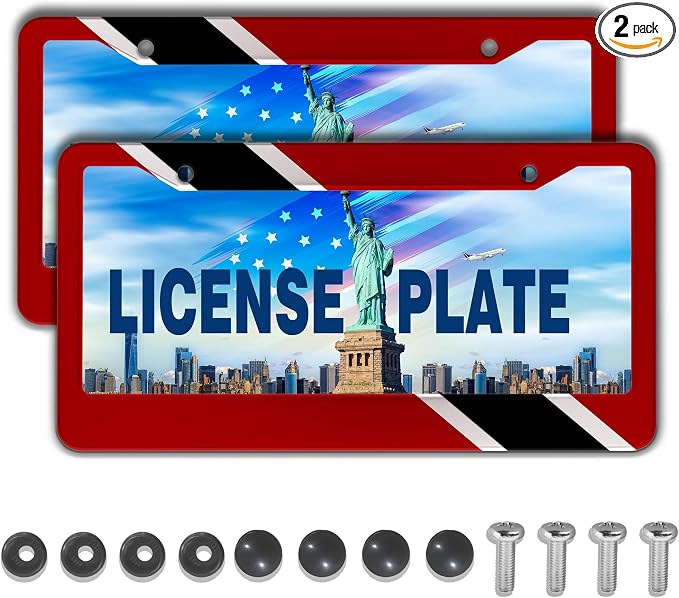 Car Plate Frame Red by Unknown