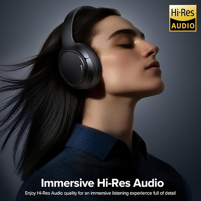 TAGRY Hybrid Active Noise Cancelling Bluetooth Headphones ENC Mic Clear Call - Image 7