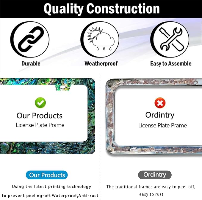 Universal License Plate Frame - Image 5