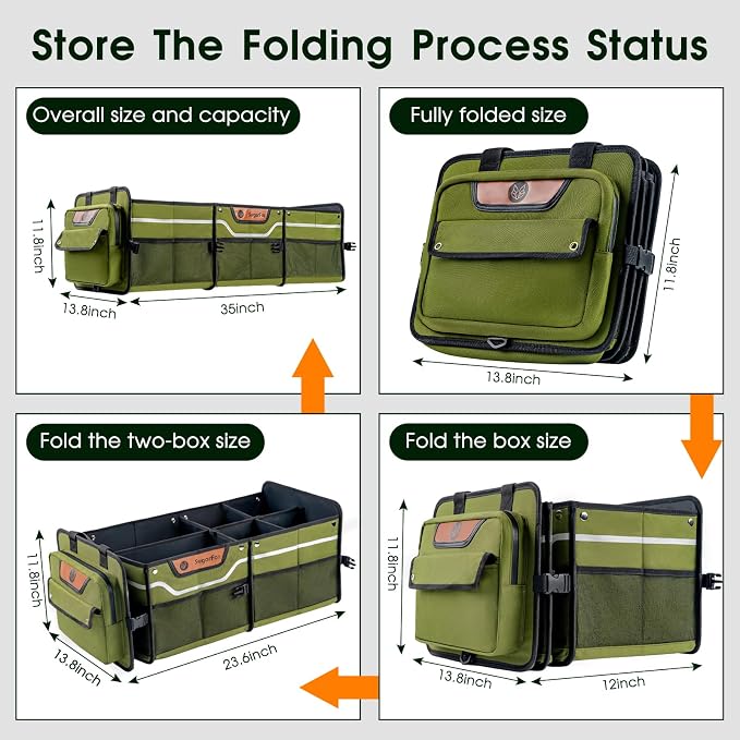 Trunk Organizer, Heavy-Duty Storage - Image 6