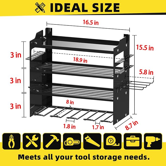 Power Tool Organizer Wall Mount - Image 2
