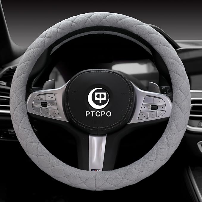 Soft Car Steering Wheel Cover for Sedan, Warm Luxury Velvet, Anti Slip by Unknown