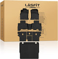 LASFIT Floor Mats&Trunk Mat for Toyota 4Runner 2013-2024 All Weather TPE Mats by LASFIT