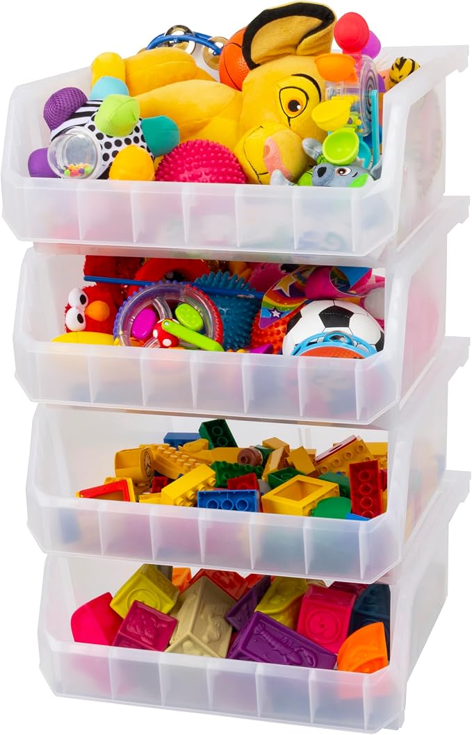 Plastic Containers for Organizing and Storage Bins for Closet, Garage or Pantry by Akro-Mils