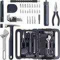 HOTO 40-Piece Tool Kit, Household Essentials tool set w/Smart Electric by HOTOTools
