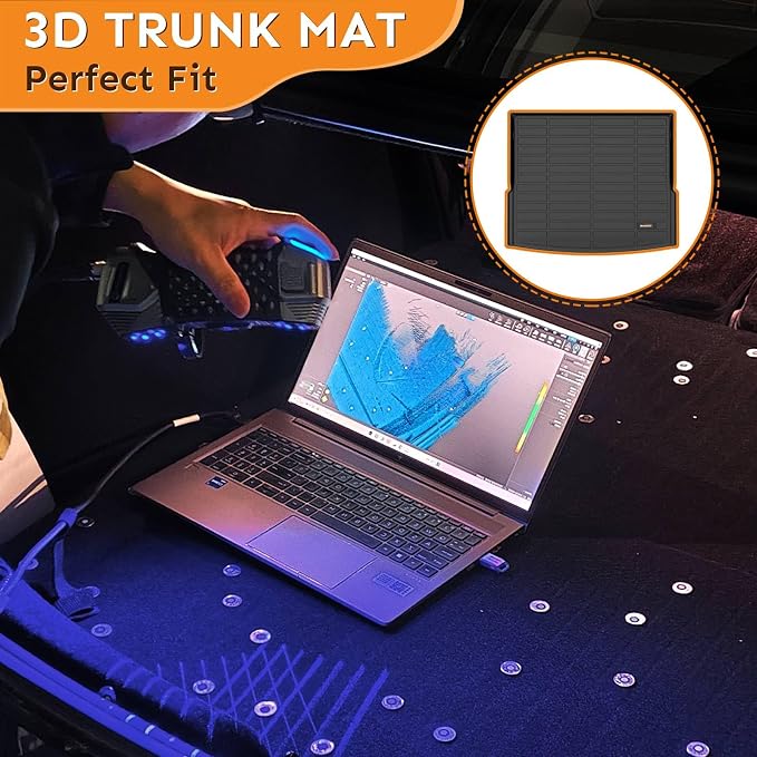 Floor Mats for Kia Optima 2016-2020 & for Hyundai Sonata 2015-2019, All Weather - Image 6