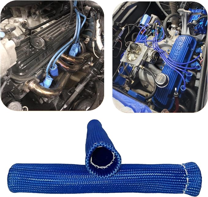 Spark Plug Wire Heat Shield 8PCS Spark Plug Boots Thermal Protection Sleeve - Image 8