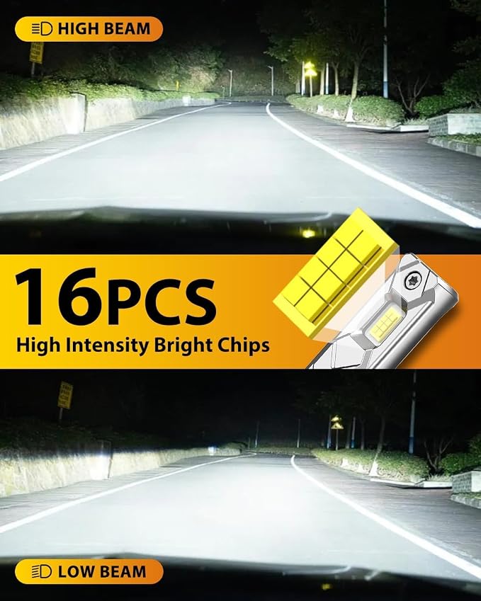 2025 Upgraded H11/H9/H8 9005/HB3  Bulbs Combo, %  - Image 4