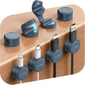 8-Pack Silicone Cord Organizer Magnetic Cable Clips, Adhesive Cable Management by Sincerityisworththewait