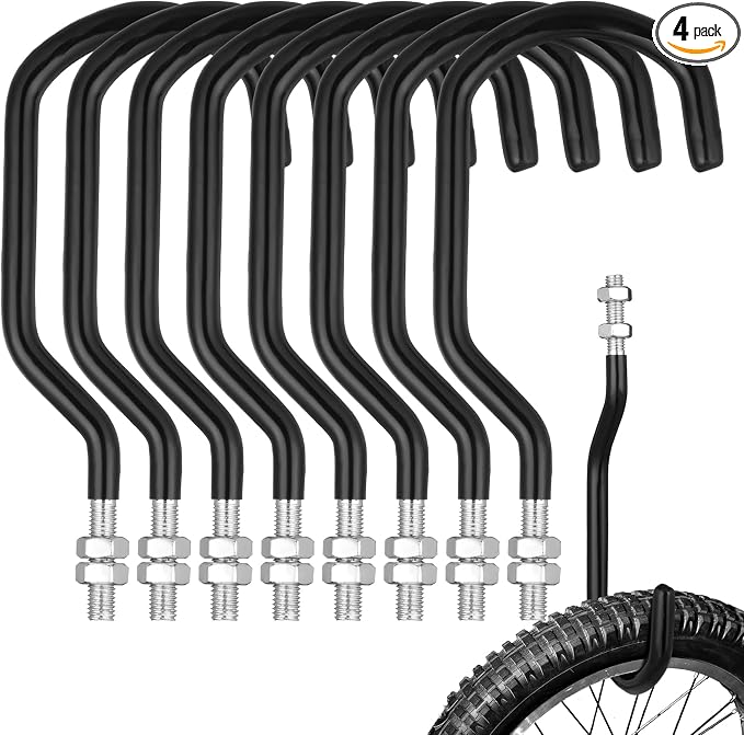 Shimeyao 4 Pcs Machine Thread Bicycle Storage Hook by Shimeyao