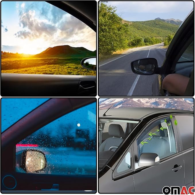 OMAC Window Visor Vent Rain Deflector - Image 4