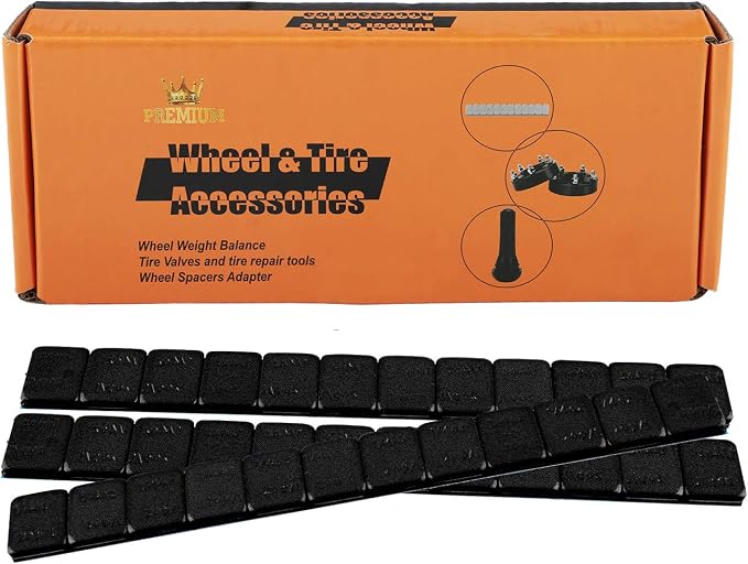 1/4 Oz Black Adhesive Backed Wheel Weights, Stick on Wheel Weights by EZISOE
