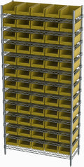 Hudson Exchange 36x14x74, Industrial Wire Shelving Unit by HudsonExchange