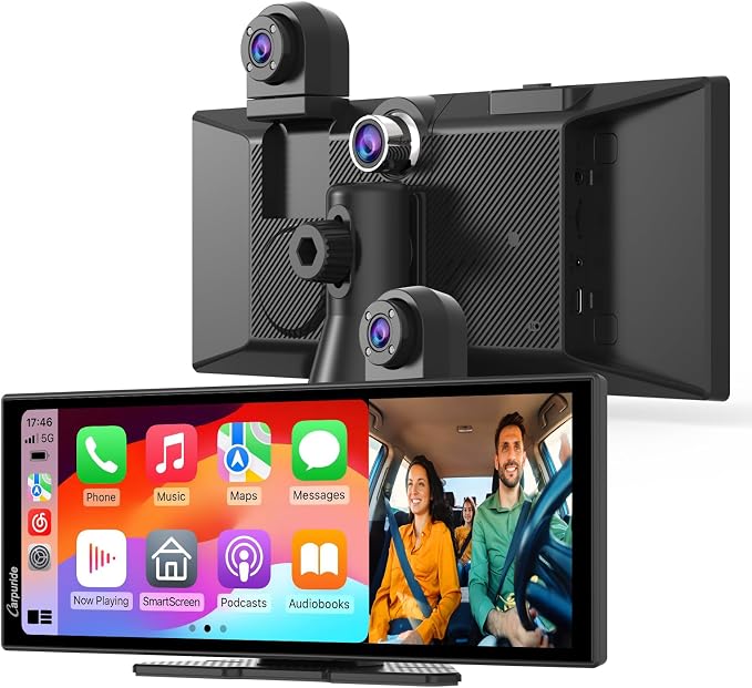 CARPURIDE W125S 11.26 Inch HD Wireless Carplay & Android Auto Screen, 4K by WirelessCarStereo