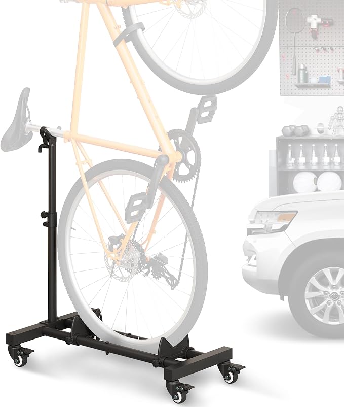 Vertical Bike Stand, Freestanding Indoor Bike Storage Rack Upright Bicycle by Sttoraboks