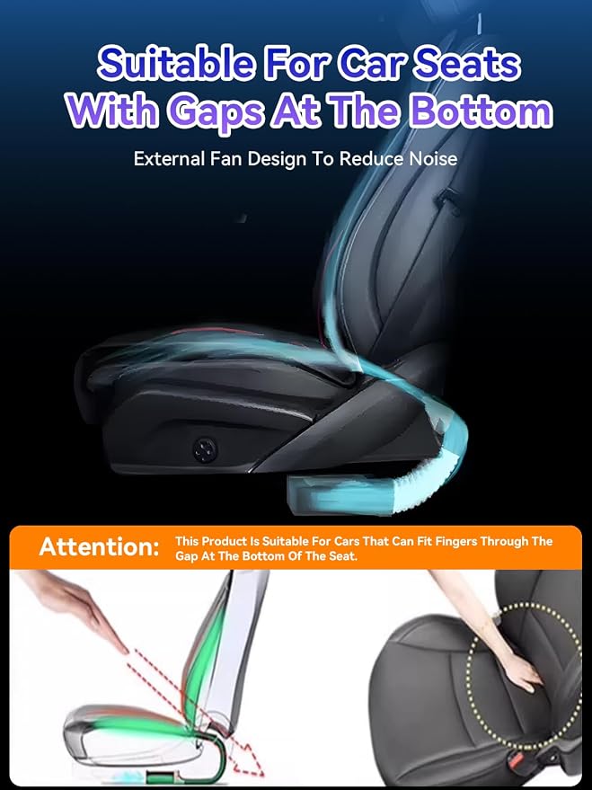 Air Suction Cooling Car Seat Cover Front Seat, 12V Circulation Ventilation - Image 6