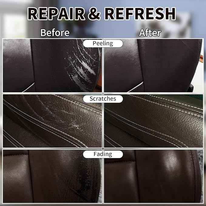 Dark Brown Leather Recoloring Balm - Image 3