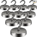 Neosmuk Magnetic Hooks, Cruise Ship Essentials, 100lb+ Heavy Duty Magnetic Hooks by Neosmuk