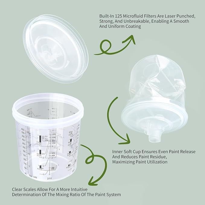 Disposable Paint Spray Gun Cups - Image 4