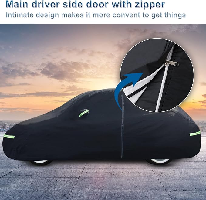 for New Beetle Car Cover Waterproof All Weather Heavy Duty Protection Outdoor - Image 4