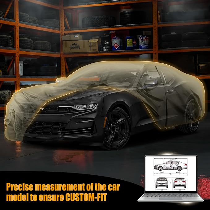 Waterproof Car Covers Replace for 2010-2025 Chevy Camaro, Windproof Bands for - Image 8
