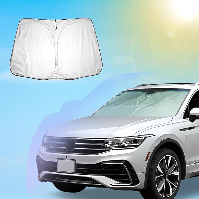 SXCY Foldable Sun Shield for 2018-2024 Volkswagen Tiguan Sunshade by SXCY