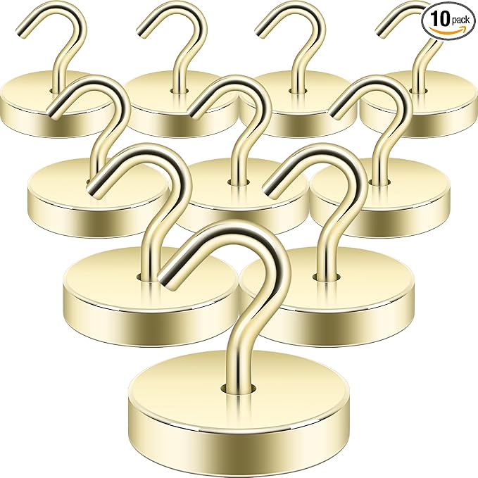 Neosmuk Magnetic Hooks, Cruise Ship Essentials, 100lb+ Heavy Duty Magnetic Hooks by Neosmuk