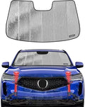 Windshield Sun Shade for Acura RDX 2019-2025, 2-in-1 Reflective Sunshade by Pigenius