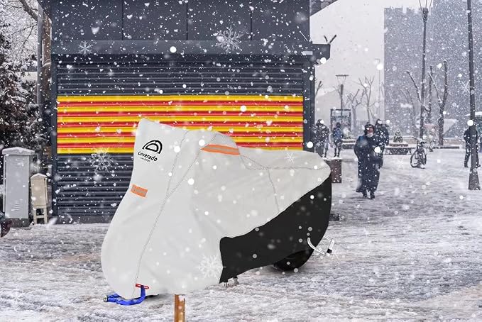 Coverado Motorcycle Cover Waterproof, All Weather Protection Outdoor Full - Image 3