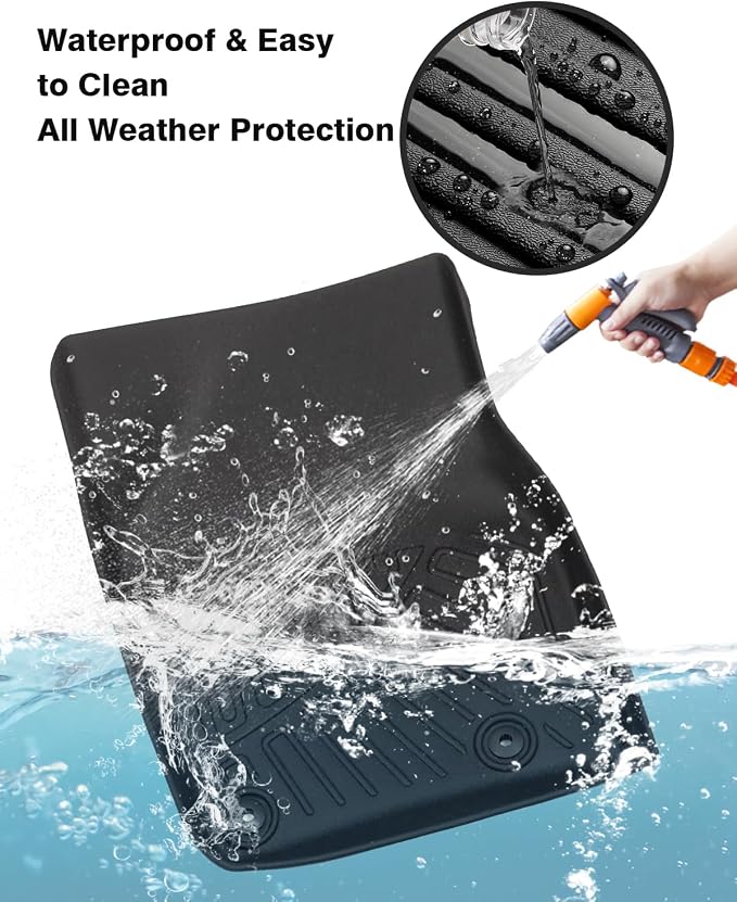 Powerty Floor Mats for 2024 2025 Mazda CX-90 CX90 PHEV Accessories Floor Liners - Image 4