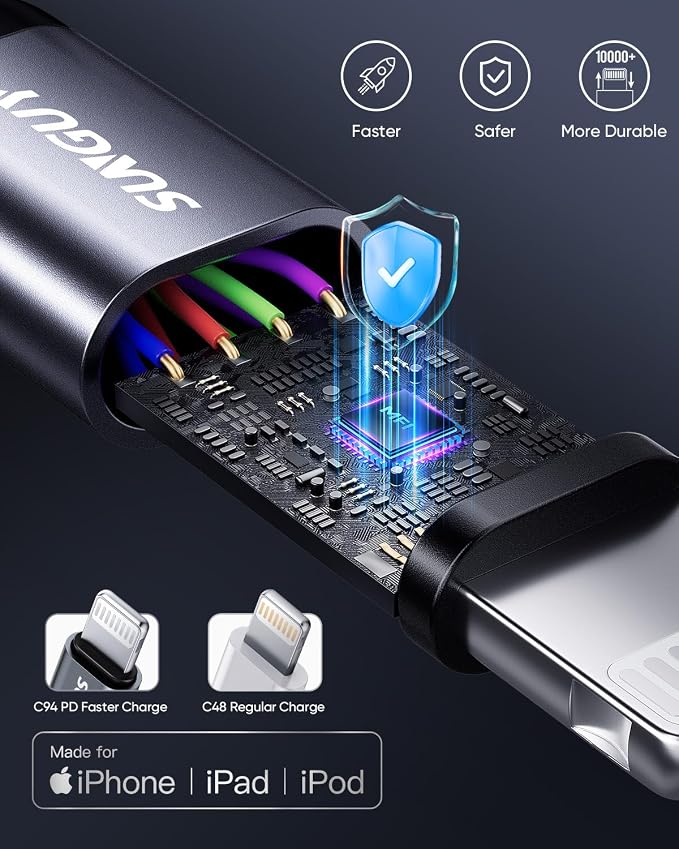 SUNGUY Coiled USB to Lightning Cable - Image 3