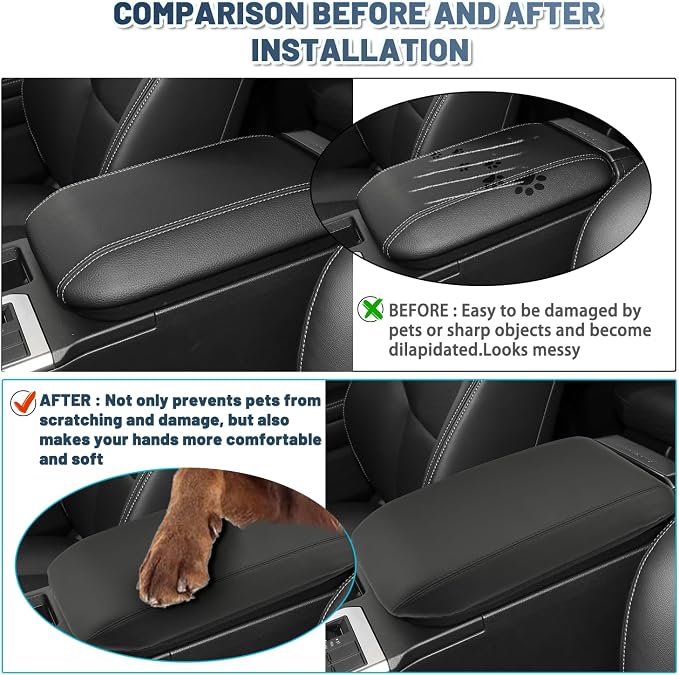 Ruiya Armrest Cover for Toyota Prado LC250 J250 Center Console, for Toyota Land - Image 5