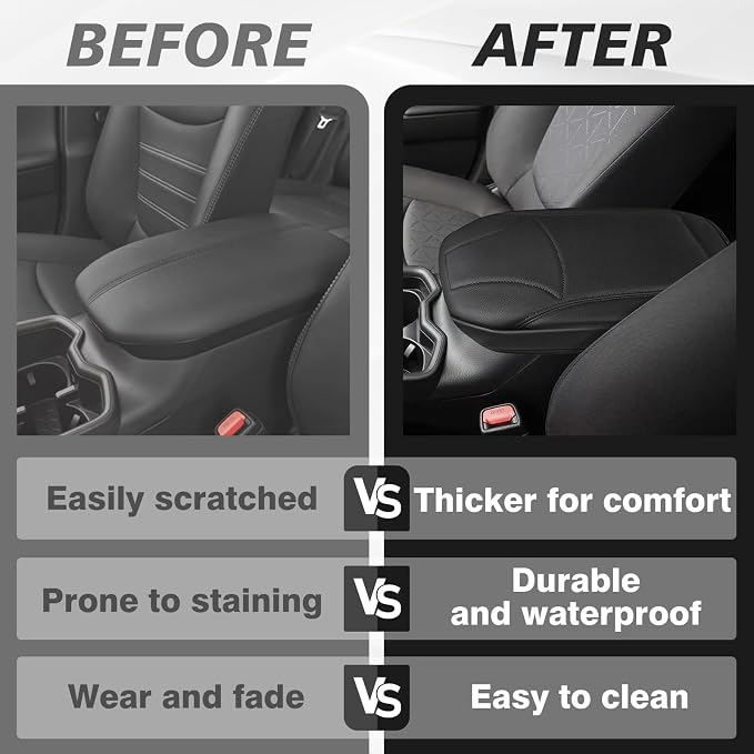 Muslogy Center Console Armrest Cover Compatible - Image 6