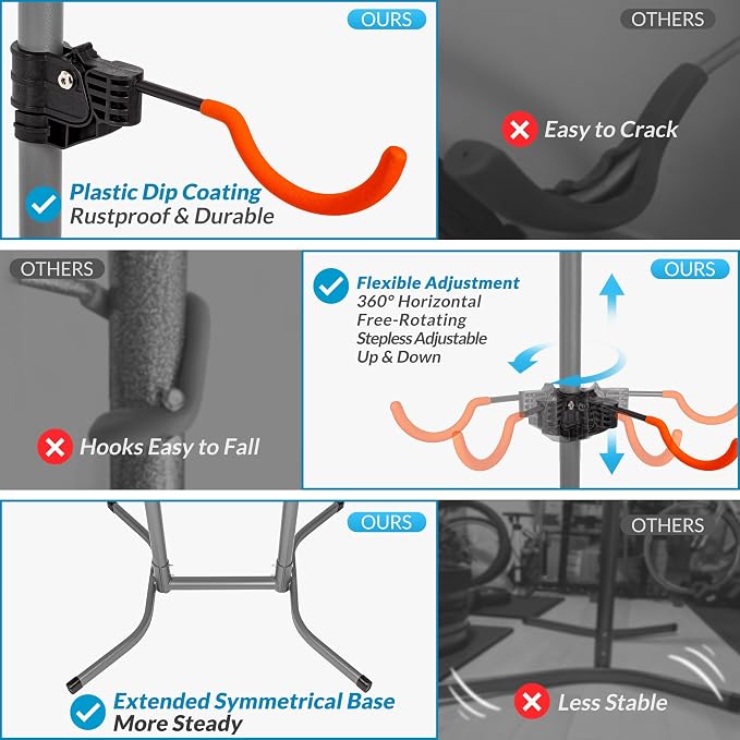 Suchtale 4 Bike Rack, Bicycle Rack, Bike Storage Rack - Image 6