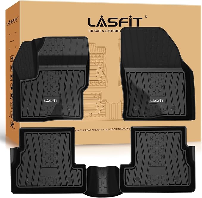 LASFIT Floor Mats Fit for Lincoln MKC 2019 2018 2017 2016 2015 TPE All Weather by LASFIT