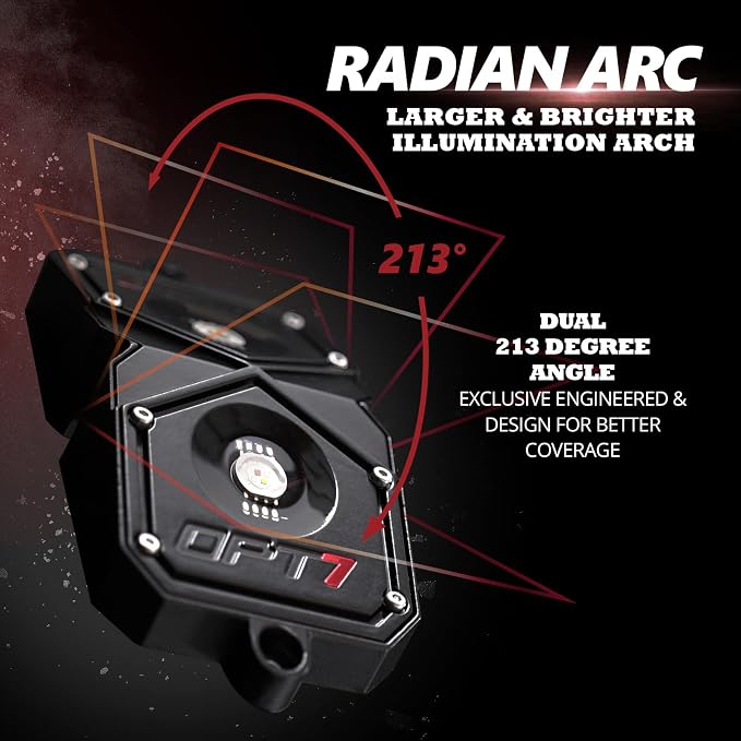 OPT7 Quantum Pro RGBW LED Rock Lights - Image 3