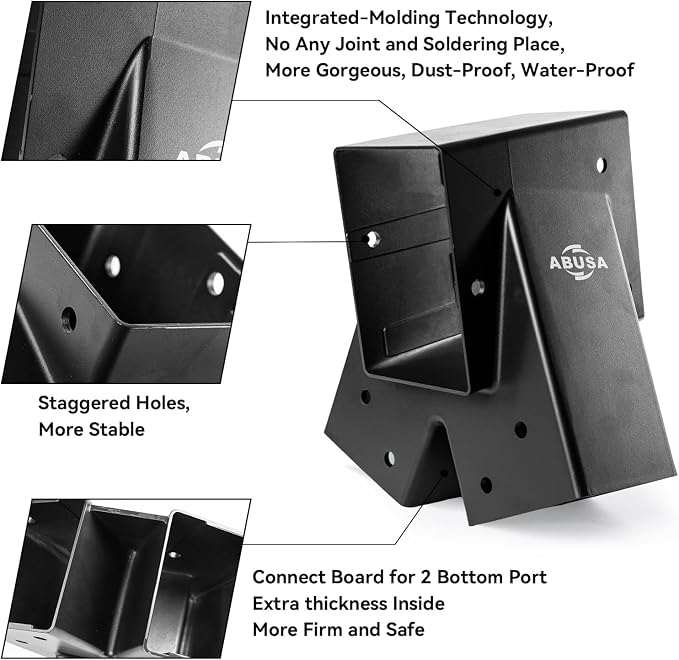 Heavy Duty Swing Sets Brackets Including 2 Black A-Frame Swing Set Brackets and - Image 2