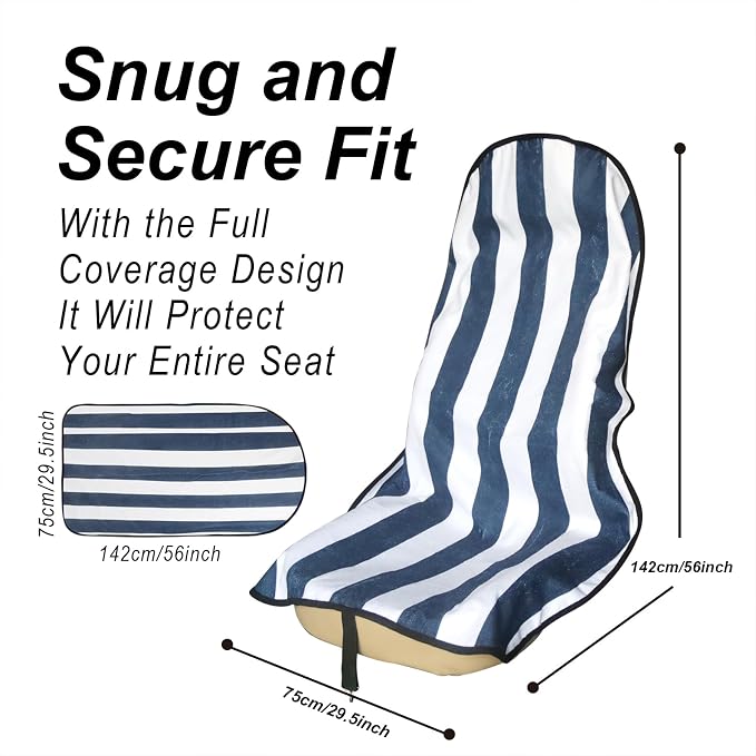 Car Seat Cover Protector Front Seats, - Image 3