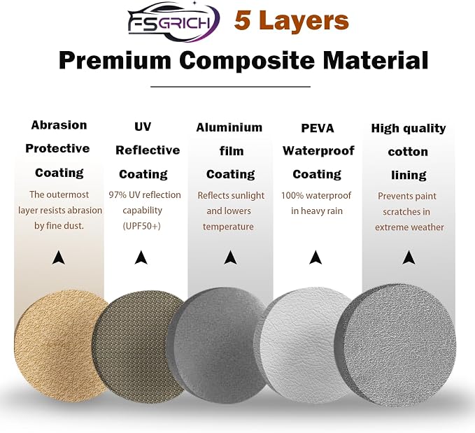 Tacoma Car Cover Waterproof All Weather Compatible - Image 7