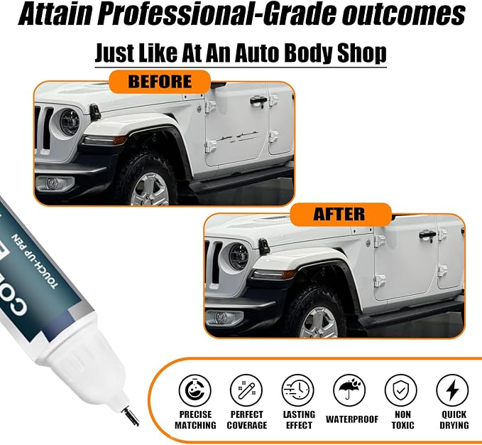 PW7/GW7 Bright White Touch Up Paint - Image 2