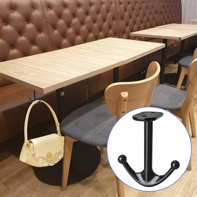 Ball Two Prong Ceiling Hook for Closet Top Bathroom Kitchen Cabinet Garage Pack - Image 7