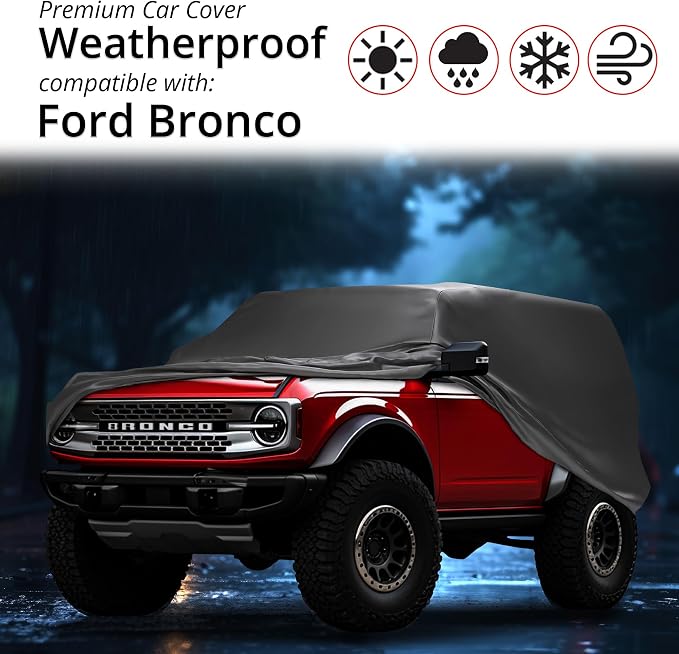 Car Covers Weatherproof Max SUV Cover & Warranty Compatible - Image 2