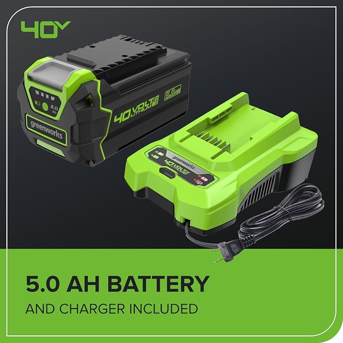 Greenworks 40V Cordless Brushless Leaf Blower/Vacuum - Image 9