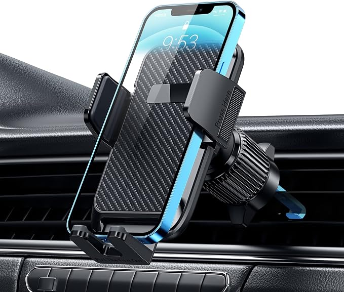 Qifutan Car Phone Holder with Anti-Slip Rubber, 360 Rotating Ball Joint - Image 2