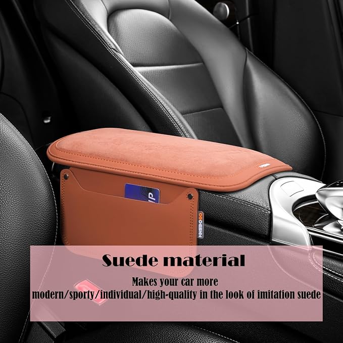 Arm Rest Cover for Car with 2 Storage Bags, Central Console Cover Armrest Pad - Image 5