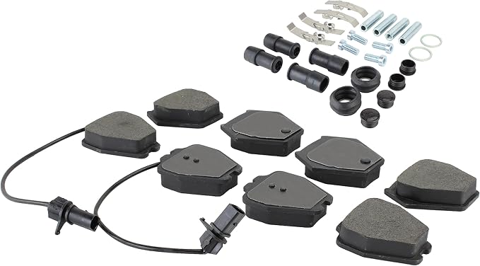Premium Semi-Metallic Front Brake Pads Compatible - Image 2