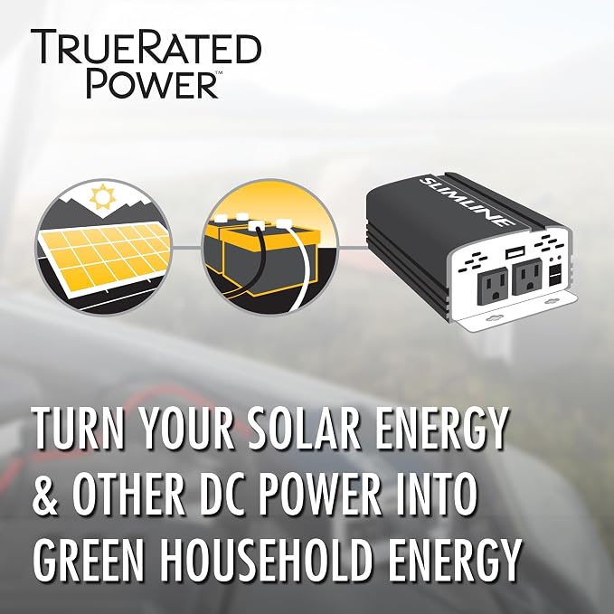 Wagan 3716 500W Slim Line AC to DC Inverter 500W TrueRated 1000W Surge Power - Image 5