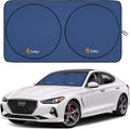 EcoNour Car Windshield Sun Shade | Premium 300T Polyester Automotive Heat by EcoNour