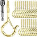 24 PCS Q-Hanger Hooks, Screw Hooks by FSAH