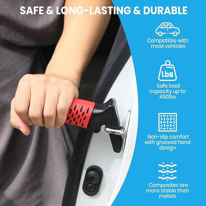 Car Door Handle for Elderly, Car Handle Assist Support, Portable Elderly - Image 4